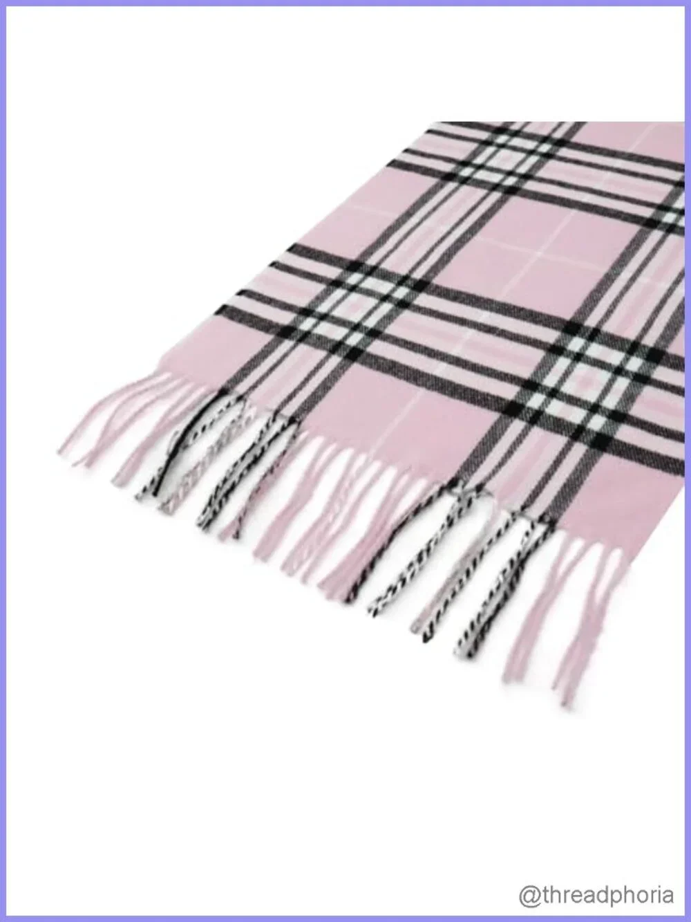 Luxurious Soft Tartan Tassel Scarf Lightweight Cold Weather Essential